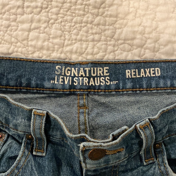 Levi Mens Signature Relaxed Jeans 32/30 - Picture 8 of 9